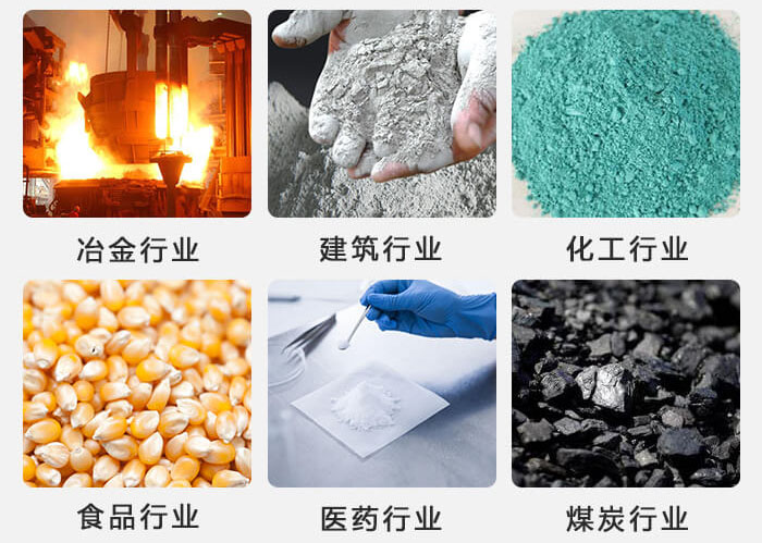 不銹鋼振動篩主要應用于冶金，建筑，化工，食品等行業中。